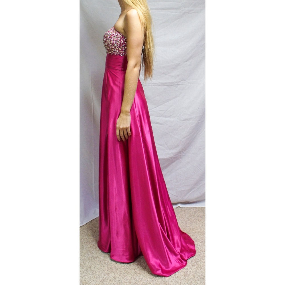 Tiffany Designs Pink Prom Dress